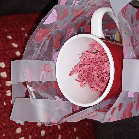 ❤️ California Pantry Red Latte Polka Dot 17 oz Mug (020624E). - Picture 4 of 4